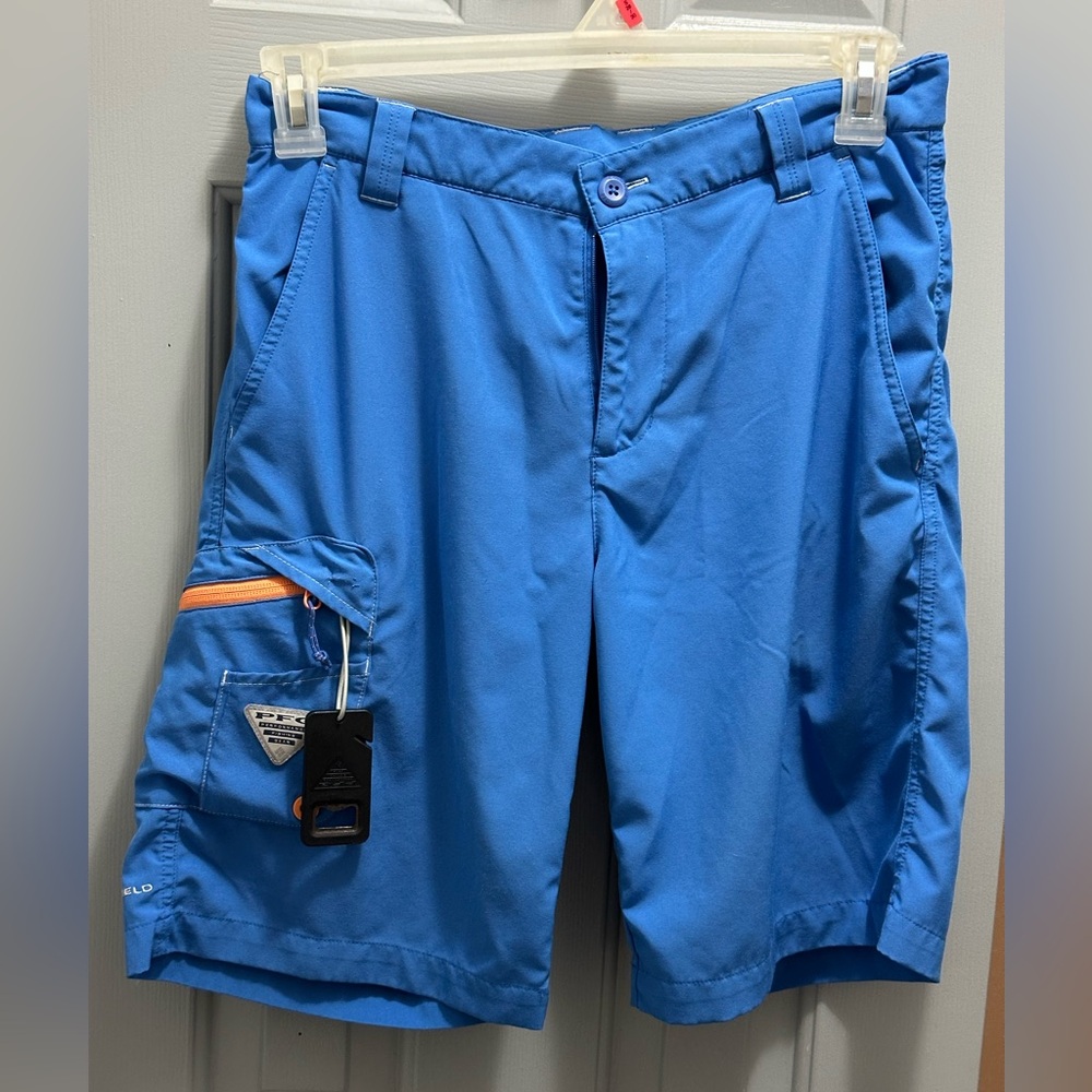 Columbia PFG Shorts Men 30 Performance Fishing Hiking Terminal Tackle Stretch